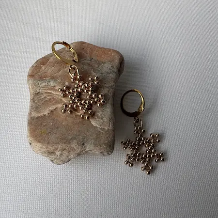 Golden Star Earrings